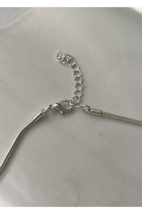 Heliophilia Silver Collar de Latón Plateado de 40 cm Heliophilia Silver Collar de Latón Plateado de 40 cm